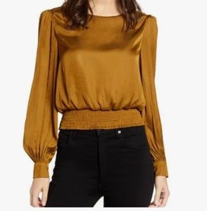 ASTR the Label Size Medium Brown Blouse